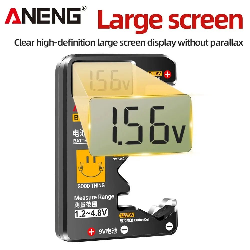 ANENG BT189 Button Cell Battery Tester Power Bank Detectors 9V N D C - MY CTC STORE